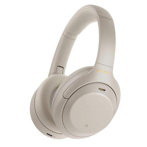 Sony WH-1000XM4 Wireless Noise Cancelling Bluetooth Over-Ear Headphones With Speak to Chat Function and Mic For Phone Call, Silver Universal